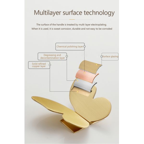 Dragonfly Butterfly Wardrobe Door Handles 96-128mm Push Pull Decoration