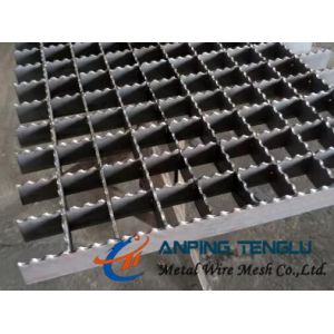 Quality Non-slip Serrated Welded Steel Grating, Used as Platforms, Walkaways, etc for sale