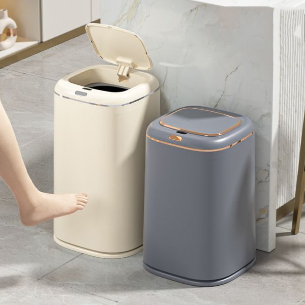 2023 35L Automatic Water-Proof Dustbin Smart Sensor Automatic Kitchen Plastic Smart Trash Can