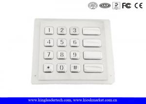 China Stainless Steel Rugged USB vandal proof keypad , 4x4 Matrix Kiosk Keypad on sale