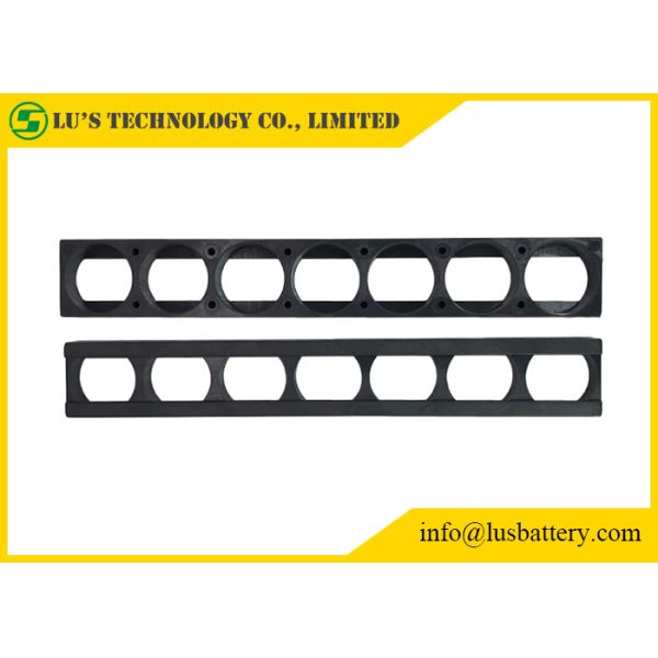 Customized Cells Plastic Battery Holder ABS Spacers 7P PC For 18650 26650