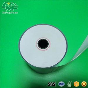 China Custom Printed Thermal Paper Rolls 100% Virgin Wood Pulp For Pos Machine / Cash Register on sale