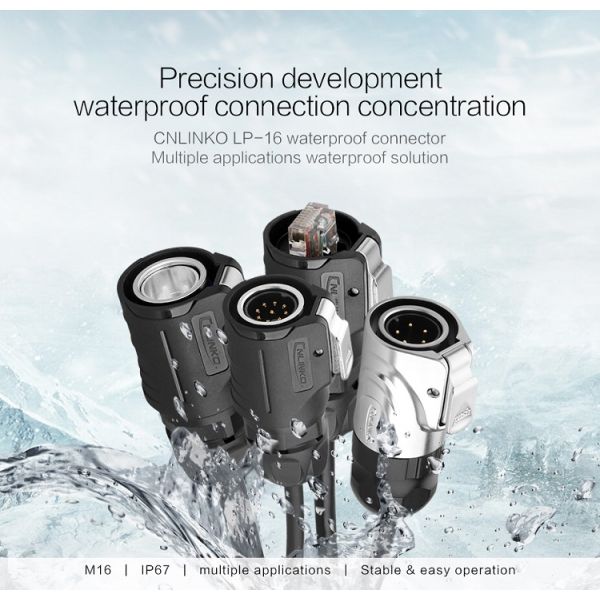 High Performance Plastic Waterproof Rj45 Panel Cable Connector Ethernet Rj45 Connector