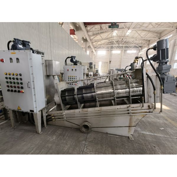 Sedimentation Sludge Dewatering Press Machine 12kg/H Small Dewatering Screw Press