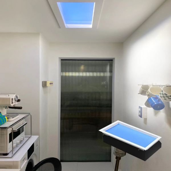 Smart Dimmable LED Ceiling Panel Light, Remote-Controlled, Perfect for Commercial Spaces