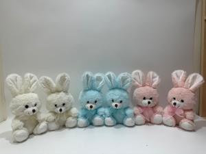 Quality 20CM 8 Easter Plush Toy Bunny Rabbit Stuffed Animal with Bowtie for sale