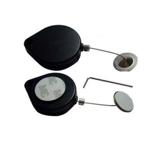 Quality Black ABS Anti Theft Pull Box Tethers Hear Shaped For Retail Display Safe for sale