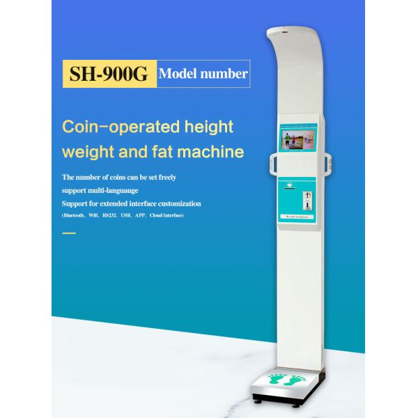 Eletronic Balance Body Composition Analyzer Machine , White Medical Body Composition Analyzer
