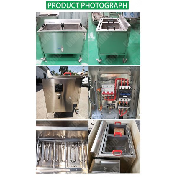 Food Factories 50kg/H 100kg/H Potato Chips Frying Machine