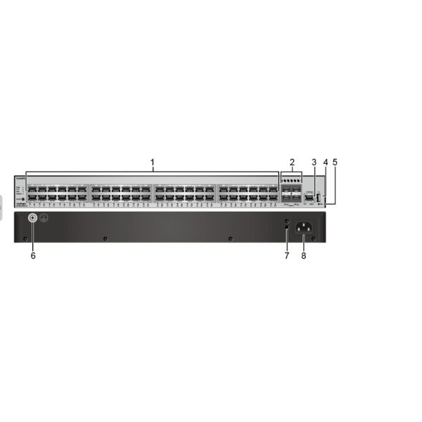 Half Duplex Industrial Ethernet Switch S5735-L48T4X-A1 1000Mbps