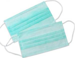 Quality Latex Free Disposable 3 Ply Face Mask With Flexible Aluminum Nose Piece for sale