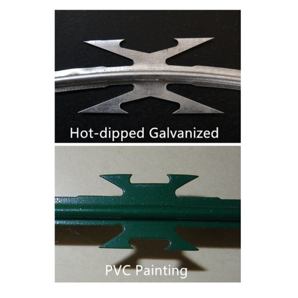 Modern Design Razor Wire Fence Stainless Steel Material Aging Resistant