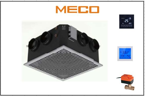 Buy CE Certificated Cassette Fan Coil Unit Two Tube System 500CFM Four Side Air Flowing at wholesale prices