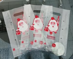 China Fried Chicken Biodegradable Plastic Bags , Take Away Recycling Plastic Bags on sale
