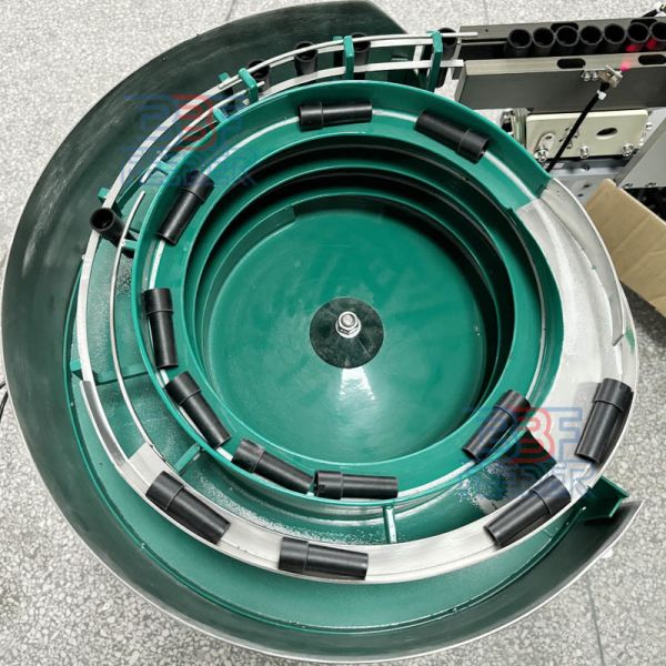 Electromagnetic Vibratory Bowl Feeder Lower Noise Plastic Pipe Vibration Feeding
