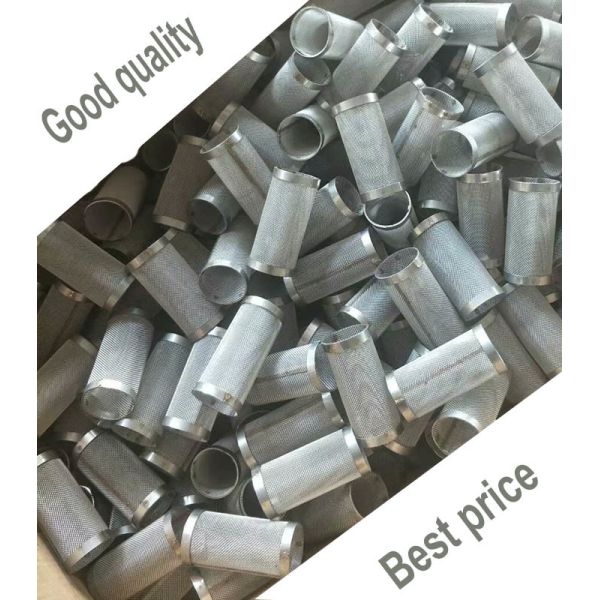 304 Stainless Steel Wire Mesh Filter Tube customized 3MM Thickness
