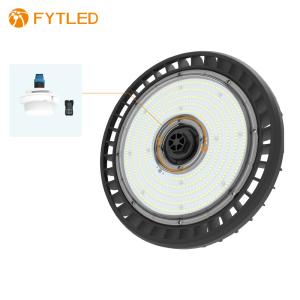 Quality High Brightness AC 480V Round LED High Bay Lights 200W With Build In Sensor for sale