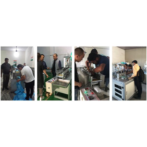 Wearproof Non Woven Cap Making Machine , 230pcs/Min PP Cap Making Machine