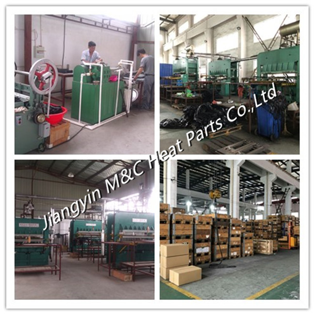 Discharge Channel Equipped Heat Exchanger Gaskets FP40 No Liquid Crossing