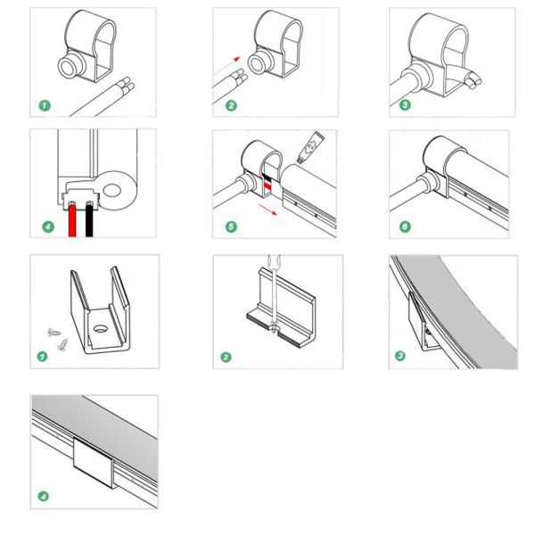 Easy Installation LED Flex Neon Light Professional Structural Design