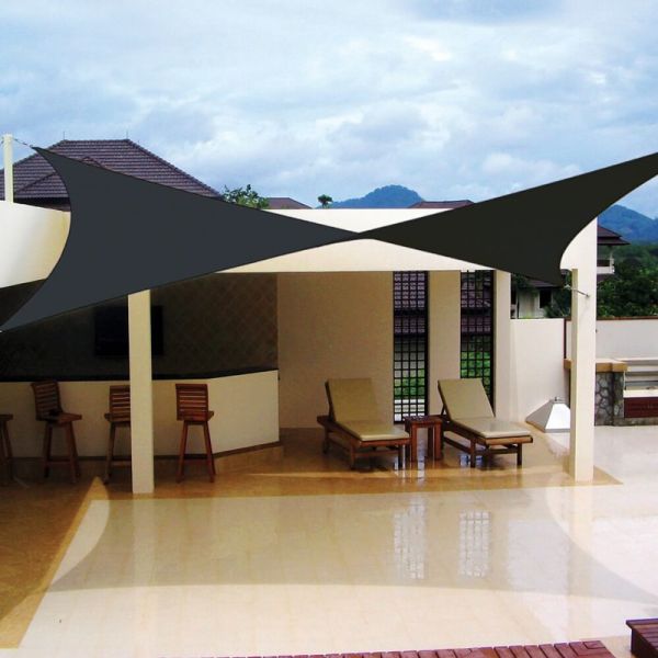 customized size Hdpe shade sail Waterproof Textil Sun Shade Sail Outdoor Pole Fabric Canopy Cloth nets