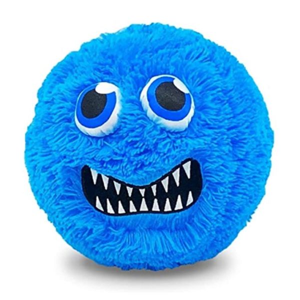 Green 30 cm Inflatable Fuzzy Monster Ball Soft Toy Ball for Throwing Catching and Kicking