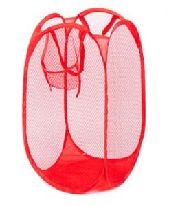 China Bulk Collapsible PP Plastic Laundry Basket Mesh Laundry Bag on sale