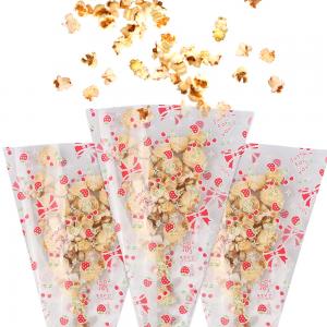 China OPP Popcorn Sleeve Printed Food Bags , Pastry Icing Piping Cake Decorating Bags on sale
