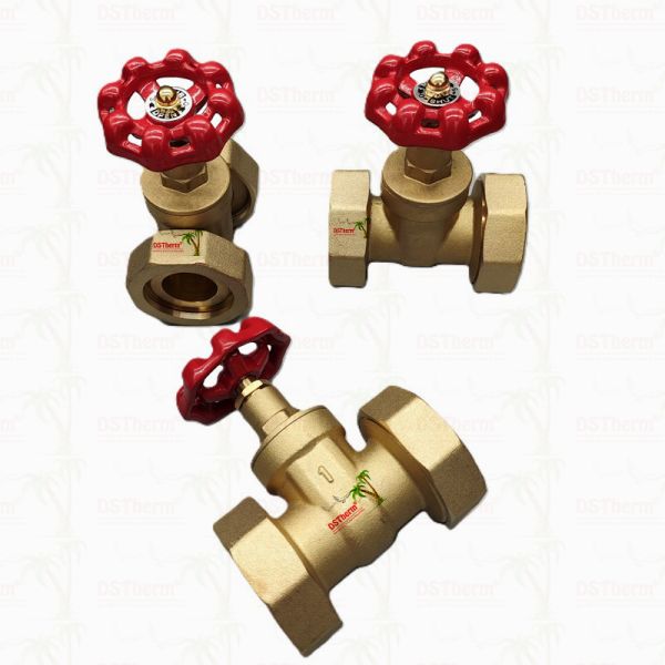 Brass Union Gate Valve With Red Cast Iron Handle High-Flow 1/2"-4" Customized Size