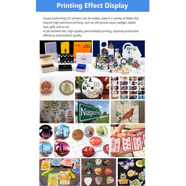 High-Accuracy 6090 UV Flatbed Inkjet Printer New Condition LED Machine with Glass Board Mug Phone Vision Positioning for UV Ink