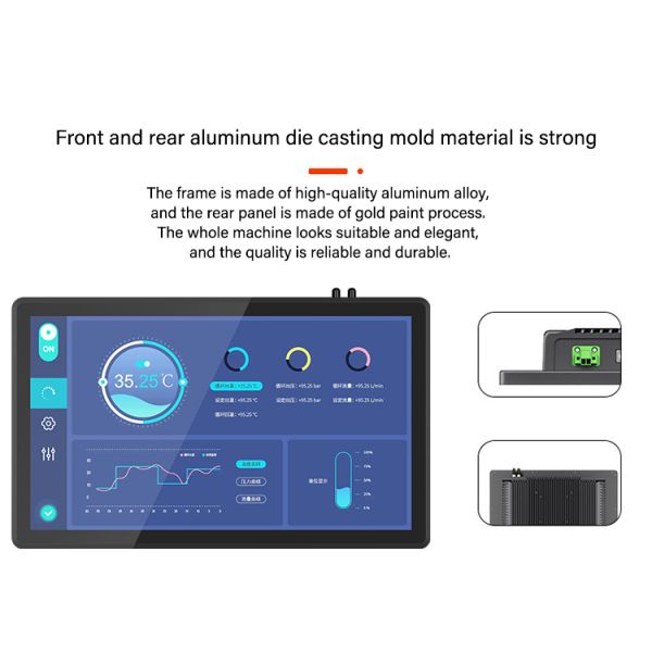 Wall Mount Android Industrial All-In-One PC Touch Screen Panel 10-Point Touch 1 Year Warranty Multi-size for Factory Automation