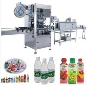 Quality Energy Saving Auto Shrink Wrap Machine / Automatic Shrink Sleeve Applicator Machine for sale