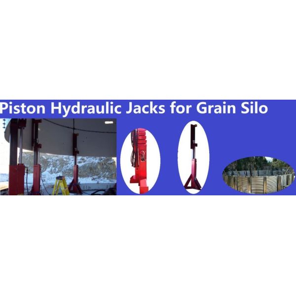 Simple Piston Hydraulic Jacking System for Tank Lifting for Grain Silo Tank Jacking System