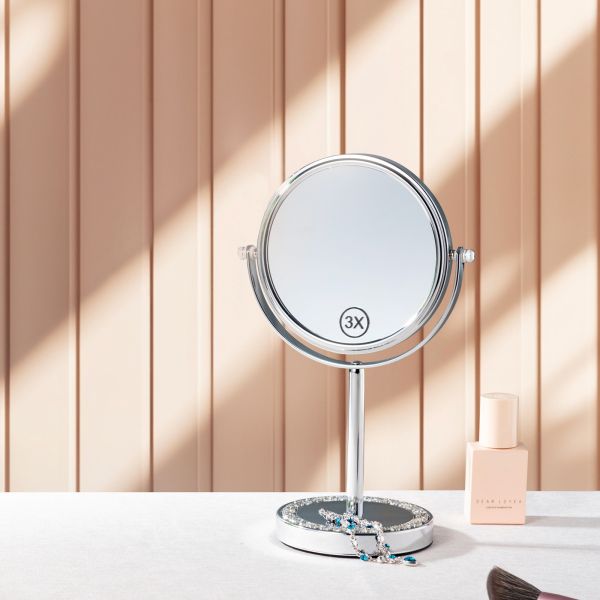 big countertop Makeup Mirror with 9 Bulbs
