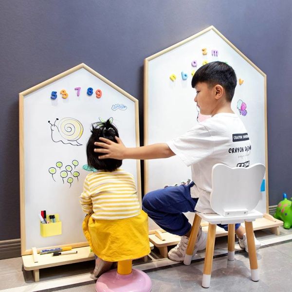 Big Size Dry Erase Lapboard Removable Kids Drawing Whiteboard With Base