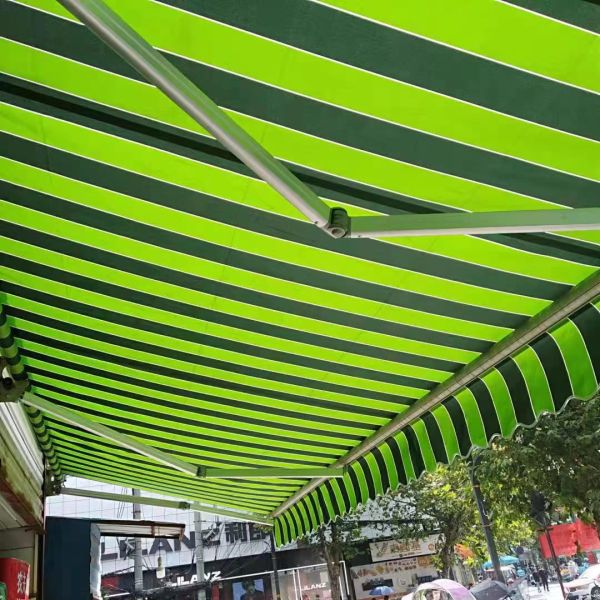 Parasol Sunshade 100% Solution Acrylic PVC RV Awning Fabric 100m/Roll