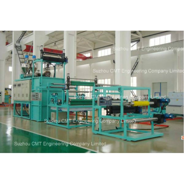 PP/PE Plastic ety Fence Production Line / Plastic Mesh Making Machine