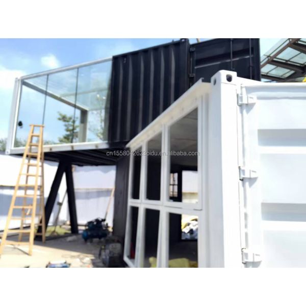 Customized Color and Aluminum Alloy Windows 20ft Luxury Container Room for Sales Booth Coffee Shop Guard Box Office Bar