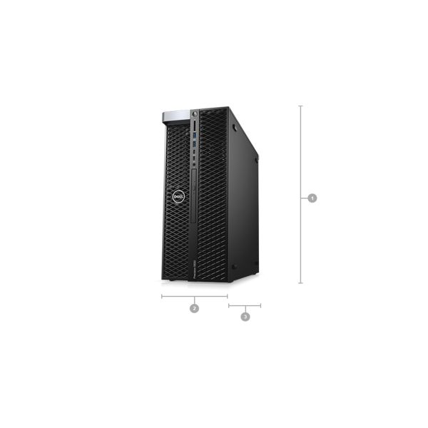 Dell Precision T5820 Xeon W-2223 8G 256G M.2 Desktop Computer with 425W Power Supply