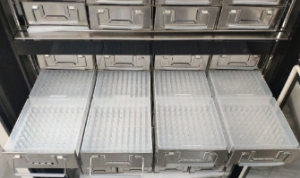 Dual Cooling System 728L Laboratory Upright Freezer For Vaccine Storage Direct Cooling