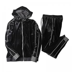 Quality custom new arrival high quality wholesale sport mens velour tracksuits for sale