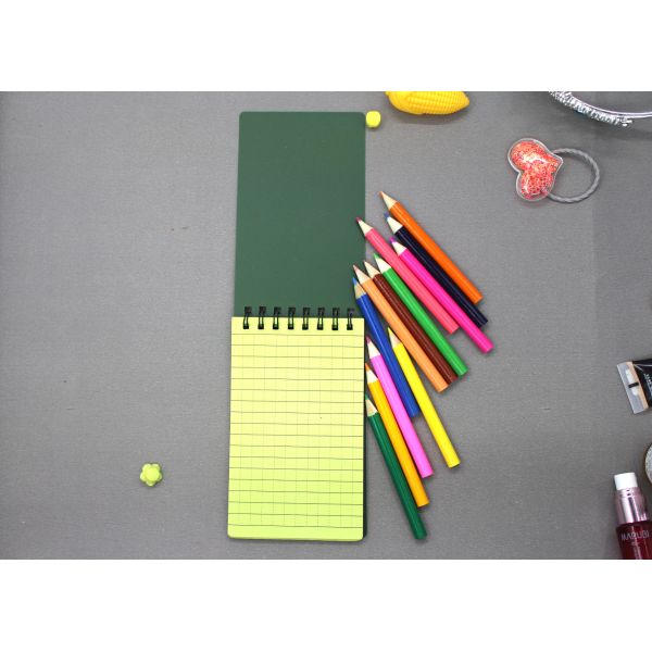 Foreign Language Learning Diary Notepad Waterproof Printed Notebook with Coil Binding