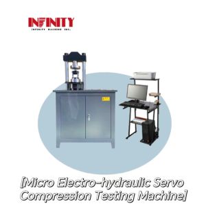 Quality Micro Electro Hydraulic Servo Building Materials Compression Fatigue Testing Machine for sale