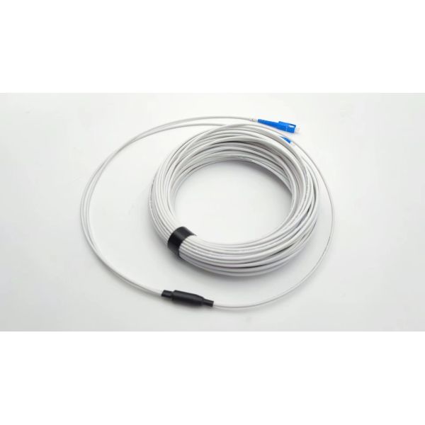 FTTH SM G657A2 SC/APC-SC/APC 2 Core Fibre Drop Patch Cable White 30M