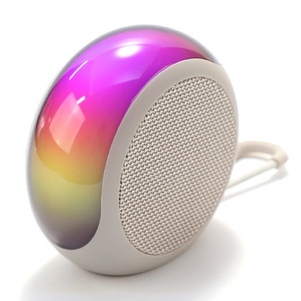 ETEK Portable Bluetooth 5.3 Speaker With 7W Bass 1200mAh Battery RGB Light & TF/FM Playback Black Red Green White