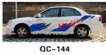 Custom Car Stickers QC-144G / Decorative Designer Car Decoration