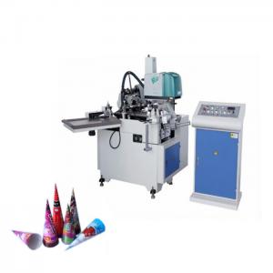 Quality Ice Cream Cup Paper Cone Sleeve Making Machine 80pcs / Min Fully Automatic for sale