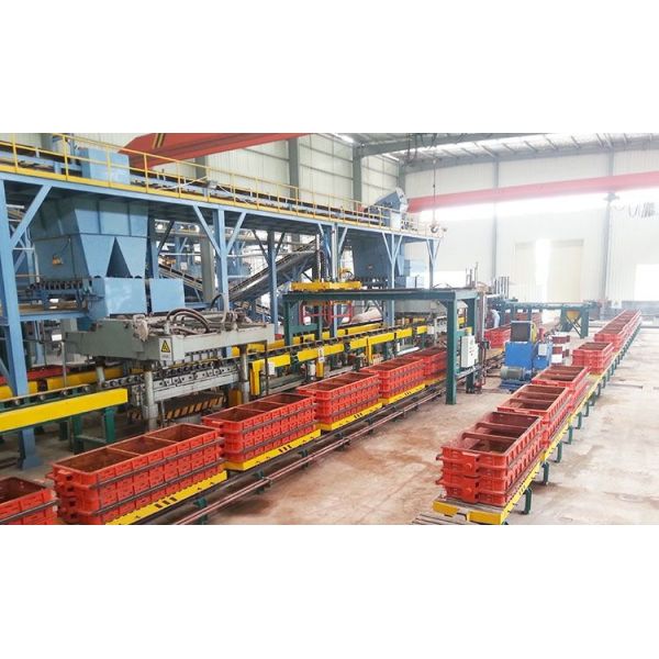 Economical Foundry Casting Moulding Line Continuous Foundry Machine 100/H
