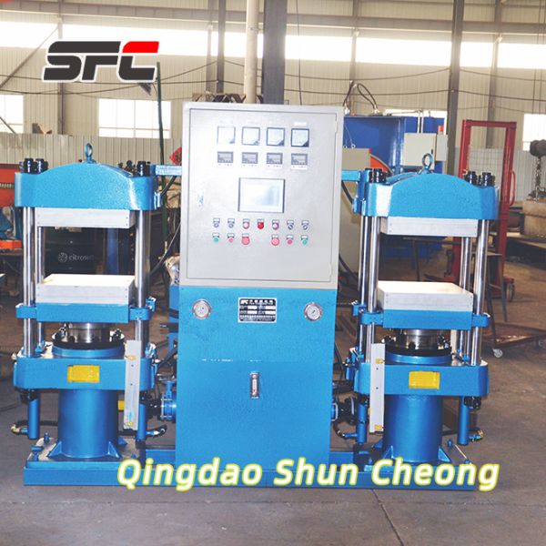 Factory Direct Supply Double-Plate Vulcanizing Machine with Simultaneous Operation for Rubber Vulcanizing Press