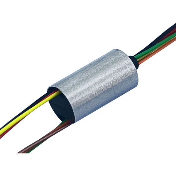 1A OD 6.5mm 6 Wire Capsule Slip Ring Micro Slip Ring For Low Power Rotary Connection